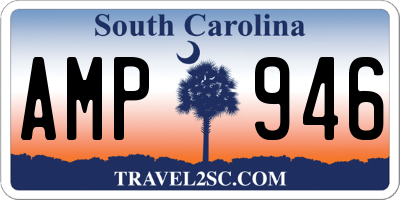 SC license plate AMP946