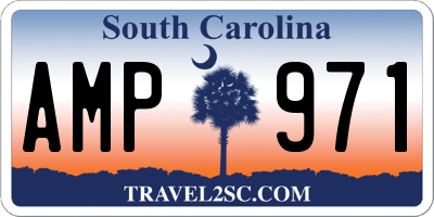SC license plate AMP971