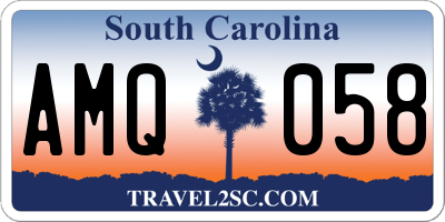 SC license plate AMQ058