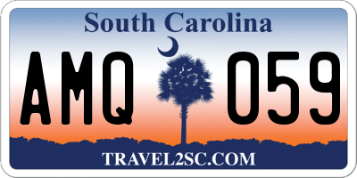 SC license plate AMQ059