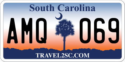 SC license plate AMQ069