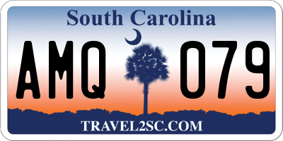 SC license plate AMQ079