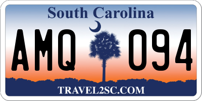 SC license plate AMQ094