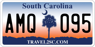 SC license plate AMQ095