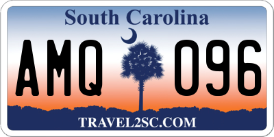 SC license plate AMQ096