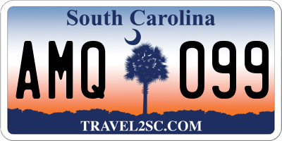 SC license plate AMQ099