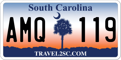 SC license plate AMQ119