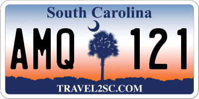SC license plate AMQ121