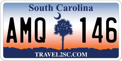 SC license plate AMQ146