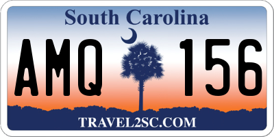 SC license plate AMQ156