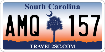 SC license plate AMQ157