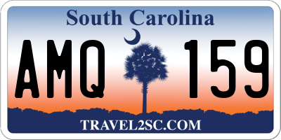 SC license plate AMQ159