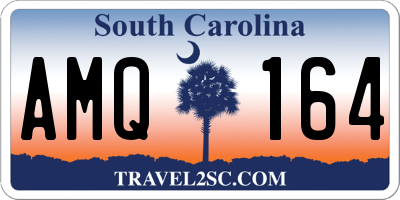SC license plate AMQ164