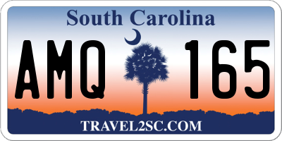 SC license plate AMQ165
