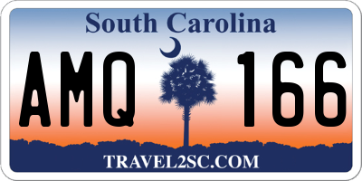 SC license plate AMQ166