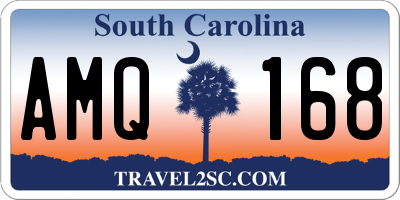 SC license plate AMQ168