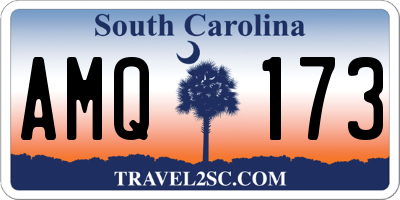 SC license plate AMQ173
