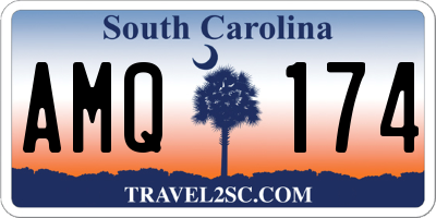 SC license plate AMQ174