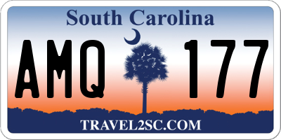 SC license plate AMQ177