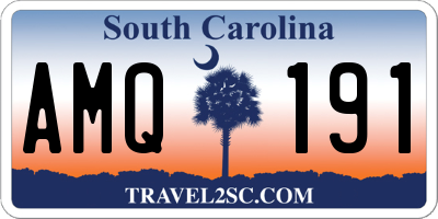SC license plate AMQ191