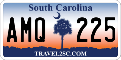 SC license plate AMQ225