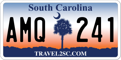 SC license plate AMQ241