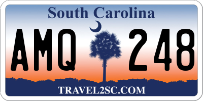 SC license plate AMQ248