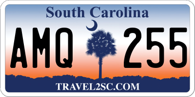 SC license plate AMQ255
