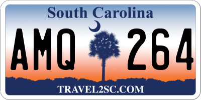 SC license plate AMQ264