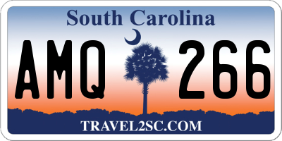 SC license plate AMQ266