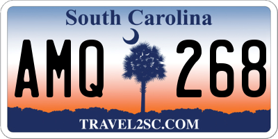 SC license plate AMQ268