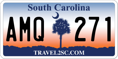 SC license plate AMQ271