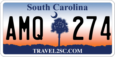 SC license plate AMQ274