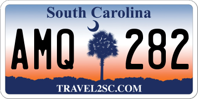 SC license plate AMQ282
