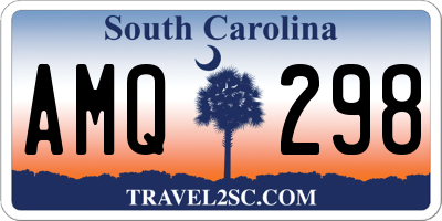 SC license plate AMQ298