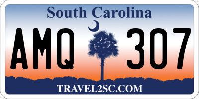 SC license plate AMQ307