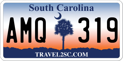 SC license plate AMQ319