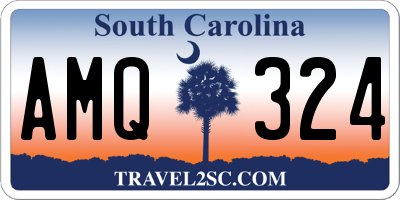 SC license plate AMQ324