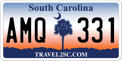 SC license plate AMQ331