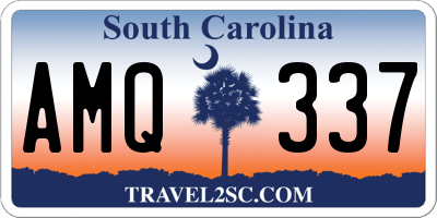 SC license plate AMQ337