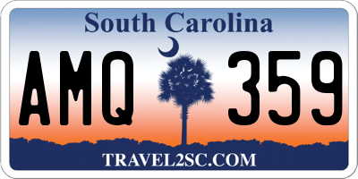 SC license plate AMQ359