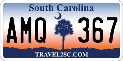 SC license plate AMQ367
