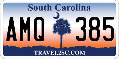 SC license plate AMQ385