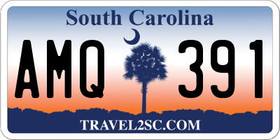 SC license plate AMQ391