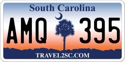 SC license plate AMQ395