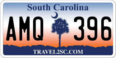 SC license plate AMQ396