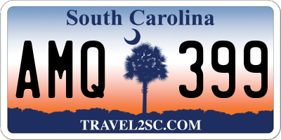 SC license plate AMQ399