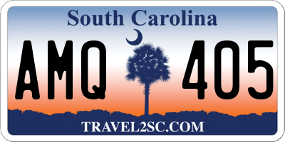 SC license plate AMQ405