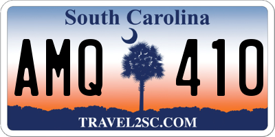 SC license plate AMQ410