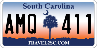 SC license plate AMQ411